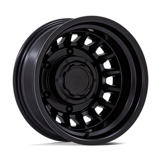 Black Rhino Hard Alloys BR019 ALISO DUALLY - 16x6 -130mm 6x205 MATTE BLACK Wheel | BR019MX16606B130NA