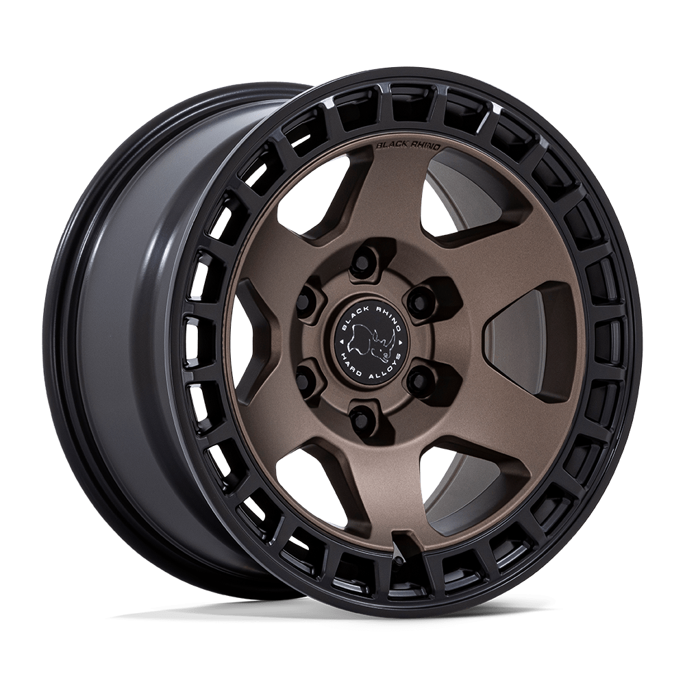 BLACK RHINO HARD ALLOYS BR022 BAHARI 17X8.5 -10 5X127 BURNT BRONZE W/ MATTE BLK-LP