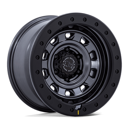 BLACK RHINO HARD ALLOYS BR023 XPLORER 17X9 12 6X135 MATTE GUNMETAL W/ MATTE BLK-LP