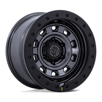 BLACK RHINO HARD ALLOYS BR023 XPLORER 17X9 12 6X135 MATTE GUNMETAL W/ MATTE BLK-LP