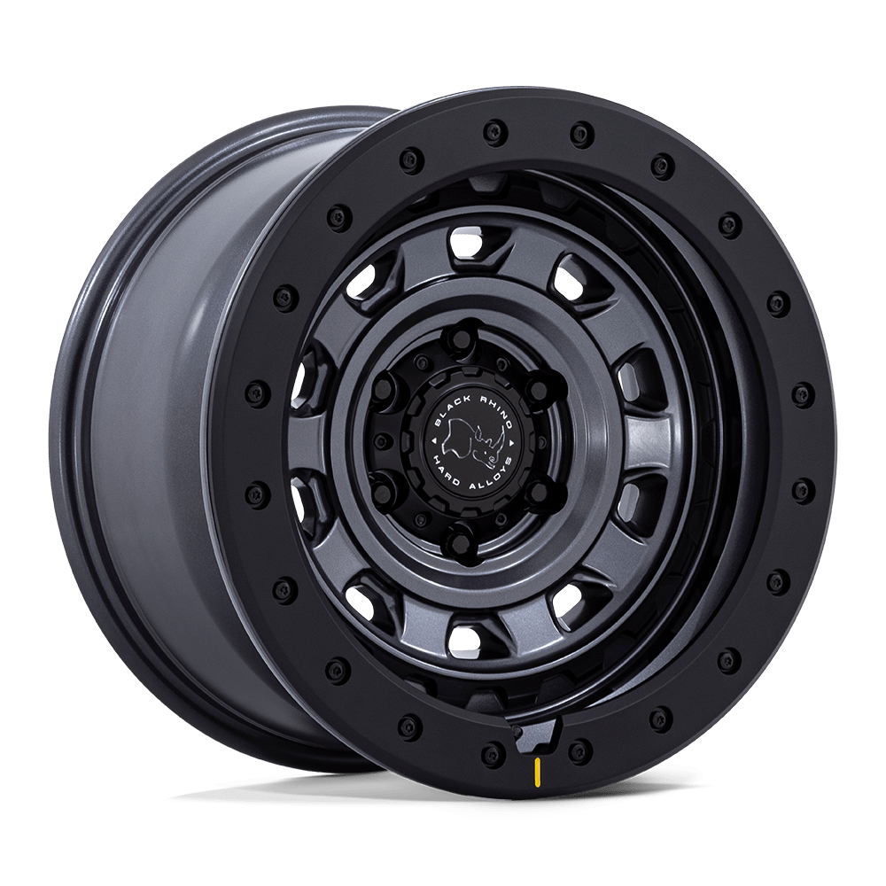 BLACK RHINO HARD ALLOYS BR023 XPLORER 17x9 12 6x139.7 MATTE GUNMETAL W/ MATTE BLK-LP