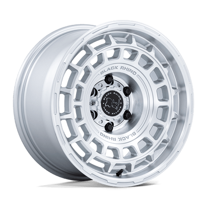 BLACK RHINO HARD ALLOYS BR024 AWOL 20X8.5 12 5X127 SILVER W/ MACHINED FACE