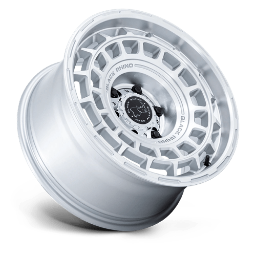 BLACK RHINO HARD ALLOYS BR024 AWOL 17X8.5 25 6X135 SILVER W/ MACHINED FACE