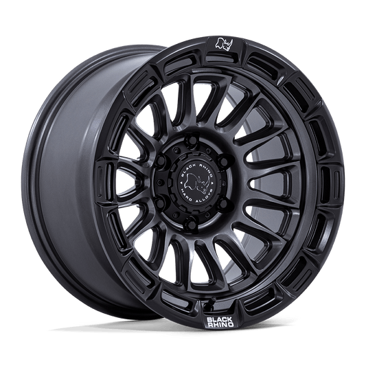 BLACK RHINO HARD ALLOYS BR025 RIVAL 17x8.5 10 6x139.7 MATTE GUNMETAL W/ MATTE BLK-LP