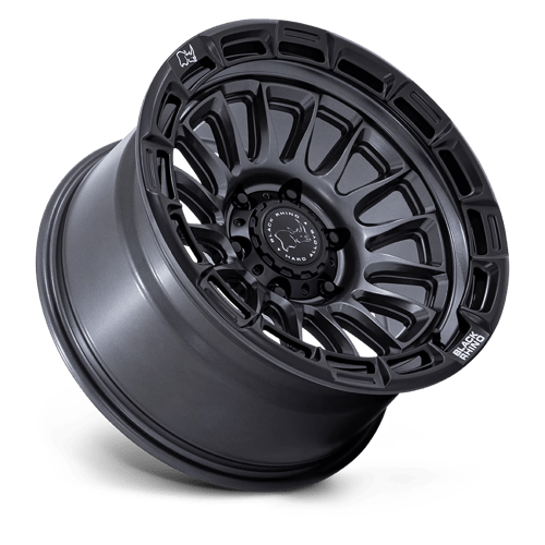 BLACK RHINO HARD ALLOYS BR025 RIVAL 20X9 1 6X139.7 MATTE GUNMETAL W/ MATTE BLK-LP