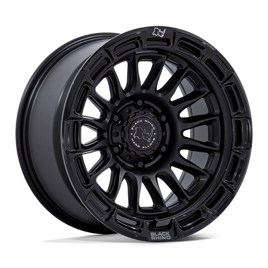 Black Rhino Hard Alloys BR025 RIVAL - 17x8.5 25mm 6x139.7 MATTE BLACK W/ GLOSS BLK-LP Wheel | BR025MB17856825