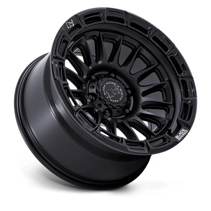 BLACK RHINO HARD ALLOYS BR025 RIVAL 20X9 1 6X139.7 MATTE BLACK W/ GLOSS BLK-LP
