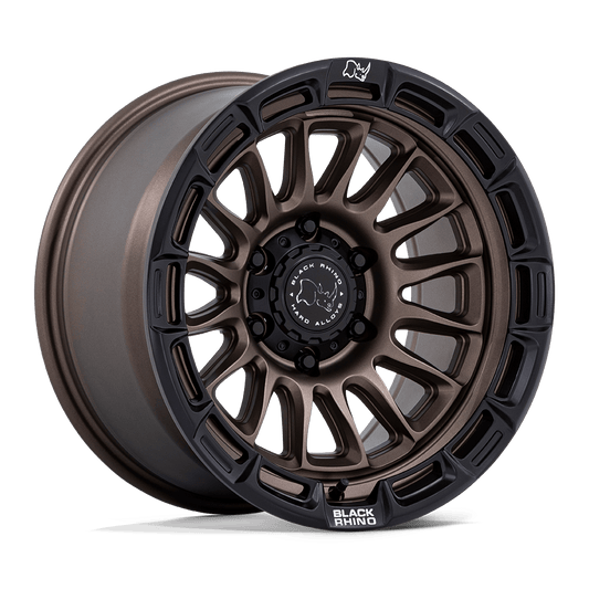BLACK RHINO HARD ALLOYS BR025 RIVAL 17x9 -12 5x127 BURNT BRONZE W/ MATTE BLK-LP