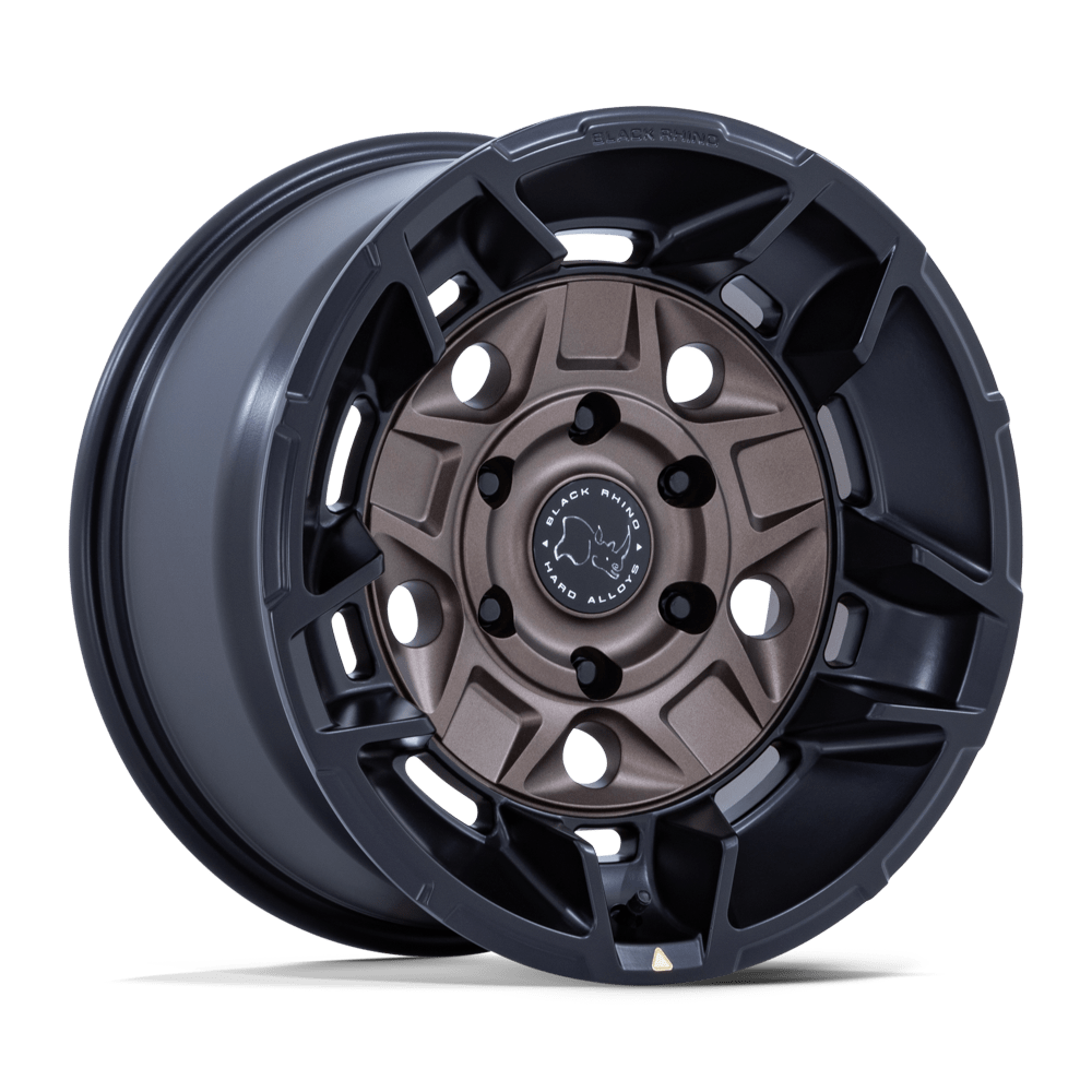 BLACK RHINO HARD ALLOYS BR028 GUARD 17X8.5 25 6X139.7 BURNT BRONZE W/ MATTE BLK-LP