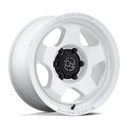 BLACK RHINO HARD ALLOYS BR031 SOL 17X8 38 6X135 GLOSS WHITE