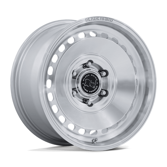 Black Rhino Hard Alloys BR036 BASIN - 17x8 32mm 6x130 GLOSS SILVER W/ MACHINED FACE Wheel | BR036SD17803832