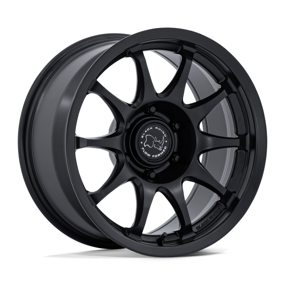 Black Rhino Hard Alloys BR038 RONIN - 17x8.5 0mm 5x127 MATTE BLACK Wheel | BR038MX17855000