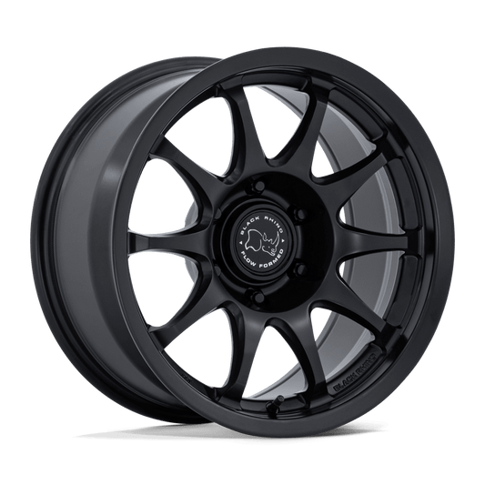 Black Rhino Hard Alloys BR038 RONIN - 17x8.5 0mm 5x127 MATTE BLACK Wheel | BR038MX17855000