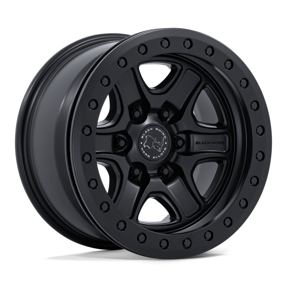 Black Rhino Hard Alloys BR200 ECHO TRAIL LOCK BEADLOCK - 17x8.5 25mm 6x139.7 MATTE BLACK Wheel | BR200MX17856825