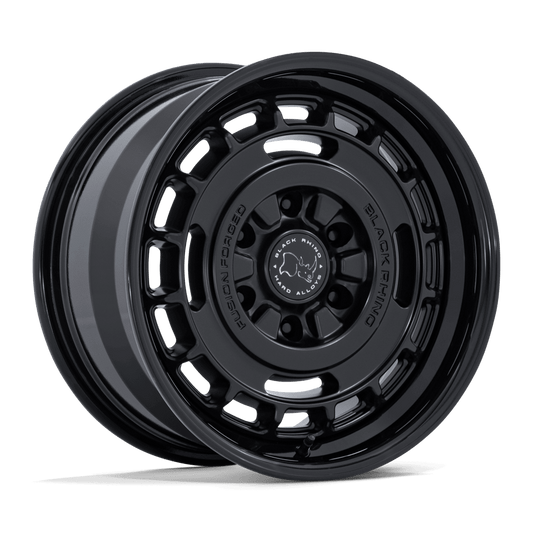 BLACK RHINO HARD ALLOYS BR600 VAGABOND 17X8 32 6X130 MATTE BLACK W/ GLOSS BLACK LIP