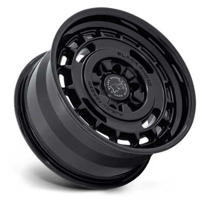 BLACK RHINO HARD ALLOYS BR600 VAGABOND 17X8 32 6X130 MATTE BLACK W/ GLOSS BLACK LIP