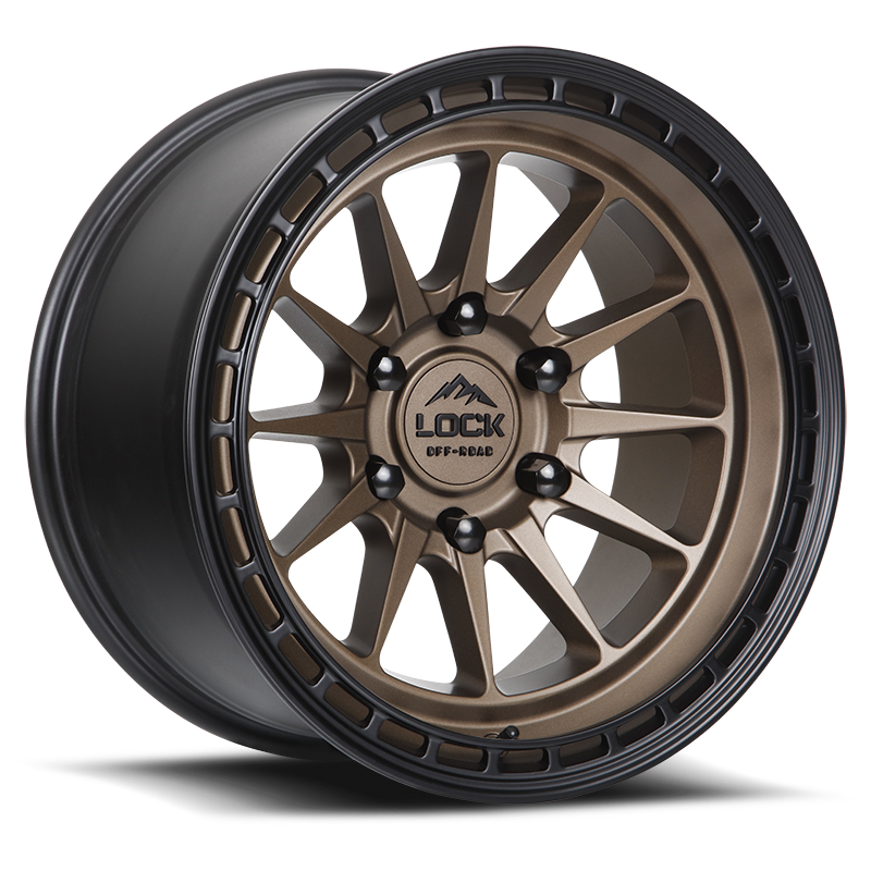 LOCK OFFROAD BAJA 17X9 0 6X135 MATTE DESERT BRONZE W MATTE BLACK RING