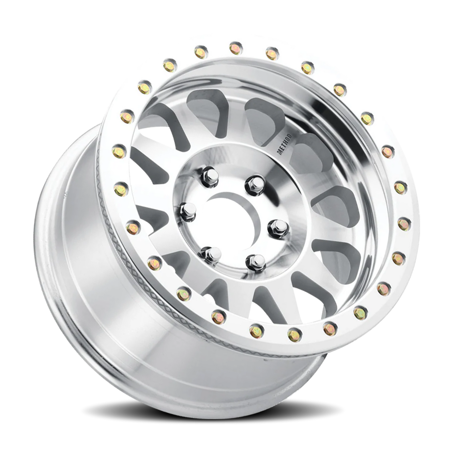 Method 101 17x9.0 6x165.1 (6x6.5) -12mm Beadlock Machined - Raw MR10179070312BR