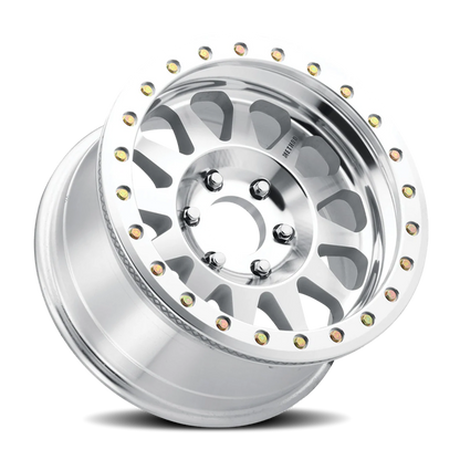 Method 101 17x9.0 6x165.1 (6x6.5) -12mm Beadlock Machined - Raw MR10179070312BR