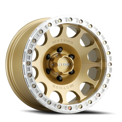 Method 105-V3 17x9 Beadlock Gold MR10579050138B