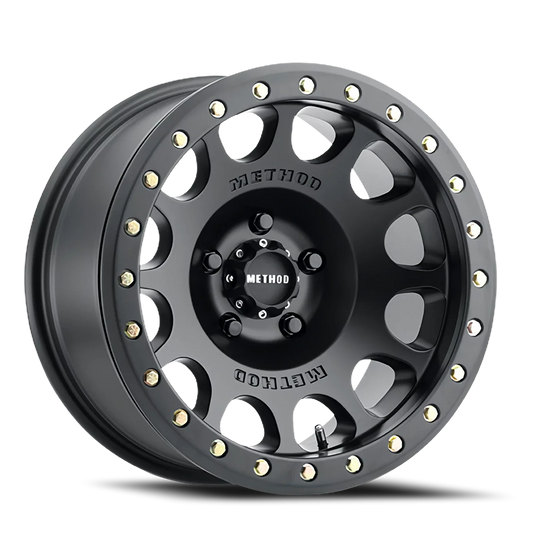 Method 105 17x9 5x127 (5x5) -38mm Beadlock Matte Black MR10579050538B