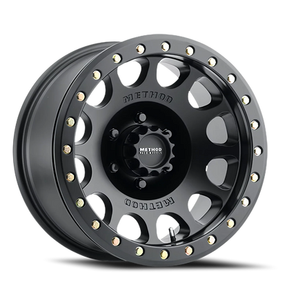 Method 105 17x9 6x139.7 (6x5.5) -38mm Beadlock Matte Black MR10579060538B