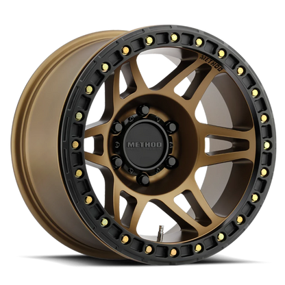 Method 106 17x9 6x139.7 (6x5.5) -44mm Beadlock Method Bronze MR10679060944B