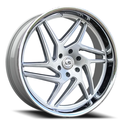 Lethal Street LS05 Blaze - 24x9 +30mm 6x139.7 Brushed Wheel | LS0524905730SSL