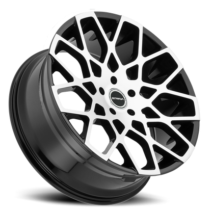 STRADA S59 BUCA 22X9.5 25MM 5X120 GLOSS BLACK MACHINED | S59252025GBM