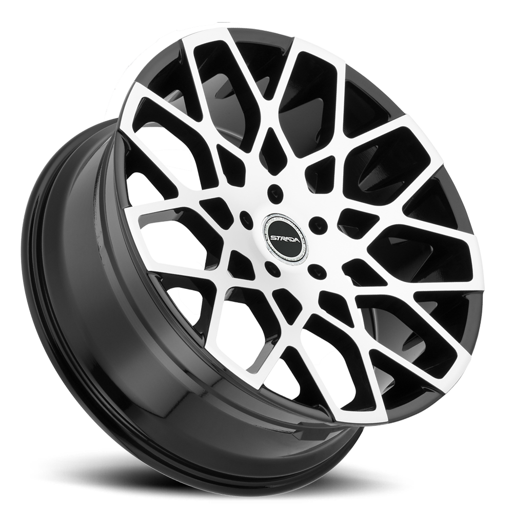 STRADA S59 BUCA 22X9.5 15MM 5X115 GLOSS BLACK MACHINED | S59251515GBM