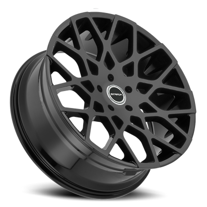 STRADA S59 BUCA 22X9.5 24MM 6X139.7 ALL GLOSS BLACK | S59263924GB
