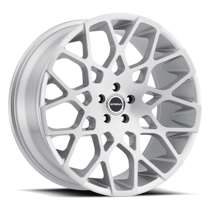 STRADA S59 BUCA 24X10 24MM 6X139.7 BRUSHED FACE SILVER | S59463924BFS