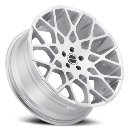 STRADA S59 BUCA 22X9.5 24MM 6X139.7 BRUSHED FACE SILVER | S59263924BFS