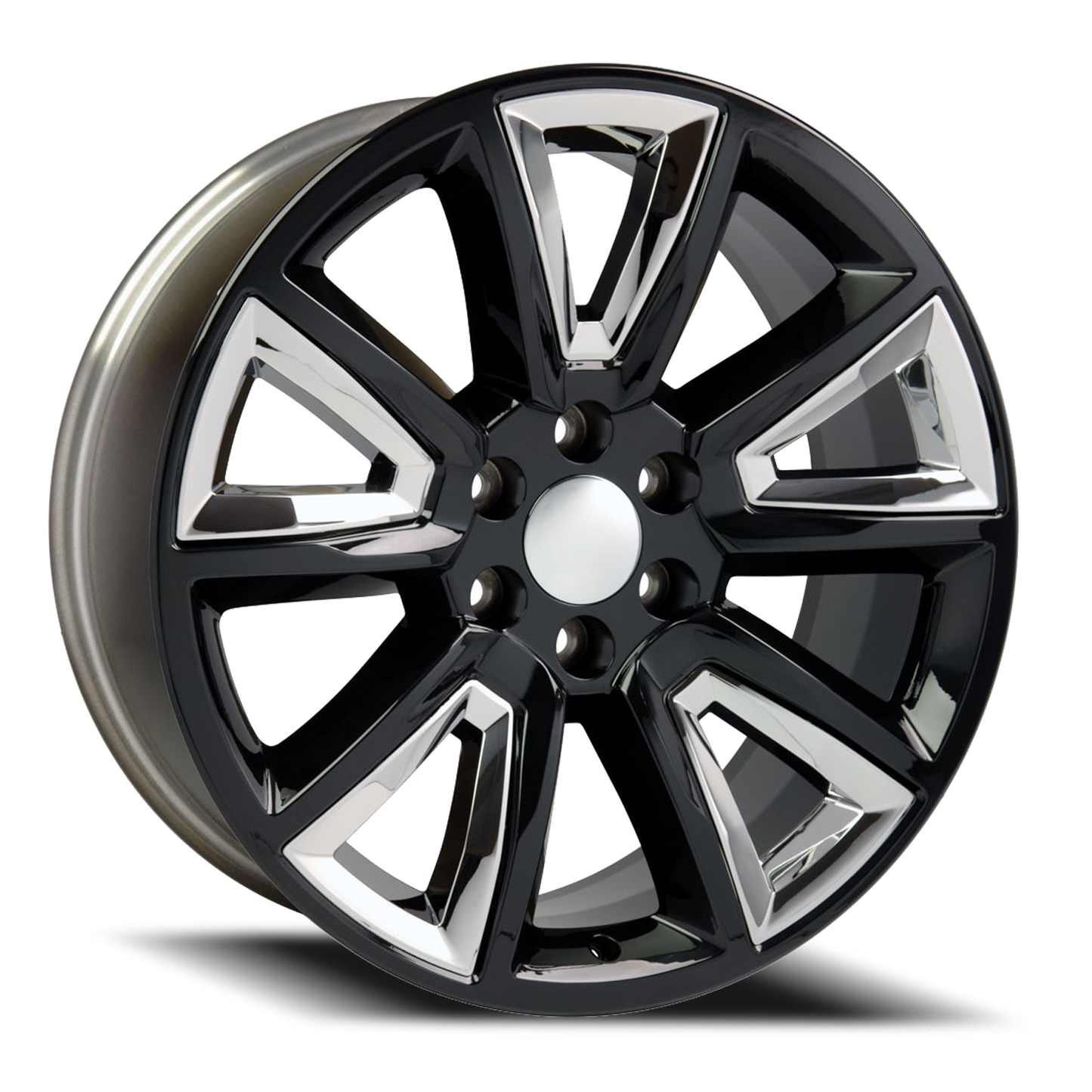 O.E. REVOLUTION C-08 22X9 31 6X139.7 GUNMETAL + BLACK INSERTS