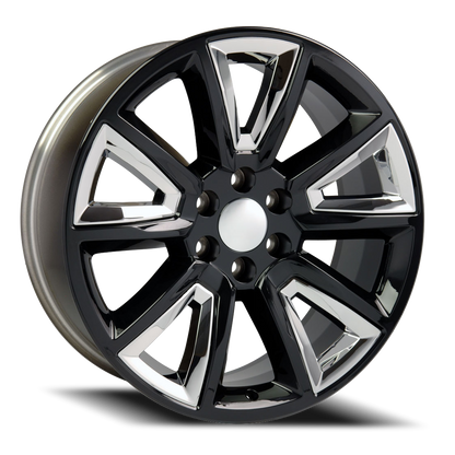 O.E. REVOLUTION C-08 26X10 31 6X139.7 GUNMETAL + BLACK INSERTS