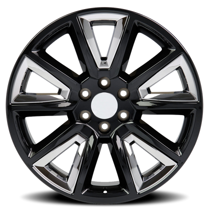 O.E. REVOLUTION C-08 22X9 31 6X139.7 GUNMETAL + BLACK INSERTS