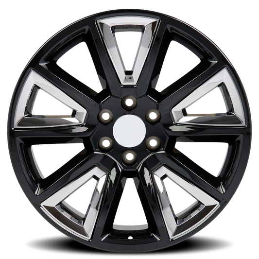 O.E. REVOLUTION C-08 24X10 31 6X139.7 GUNMETAL + BLACK INSERTS