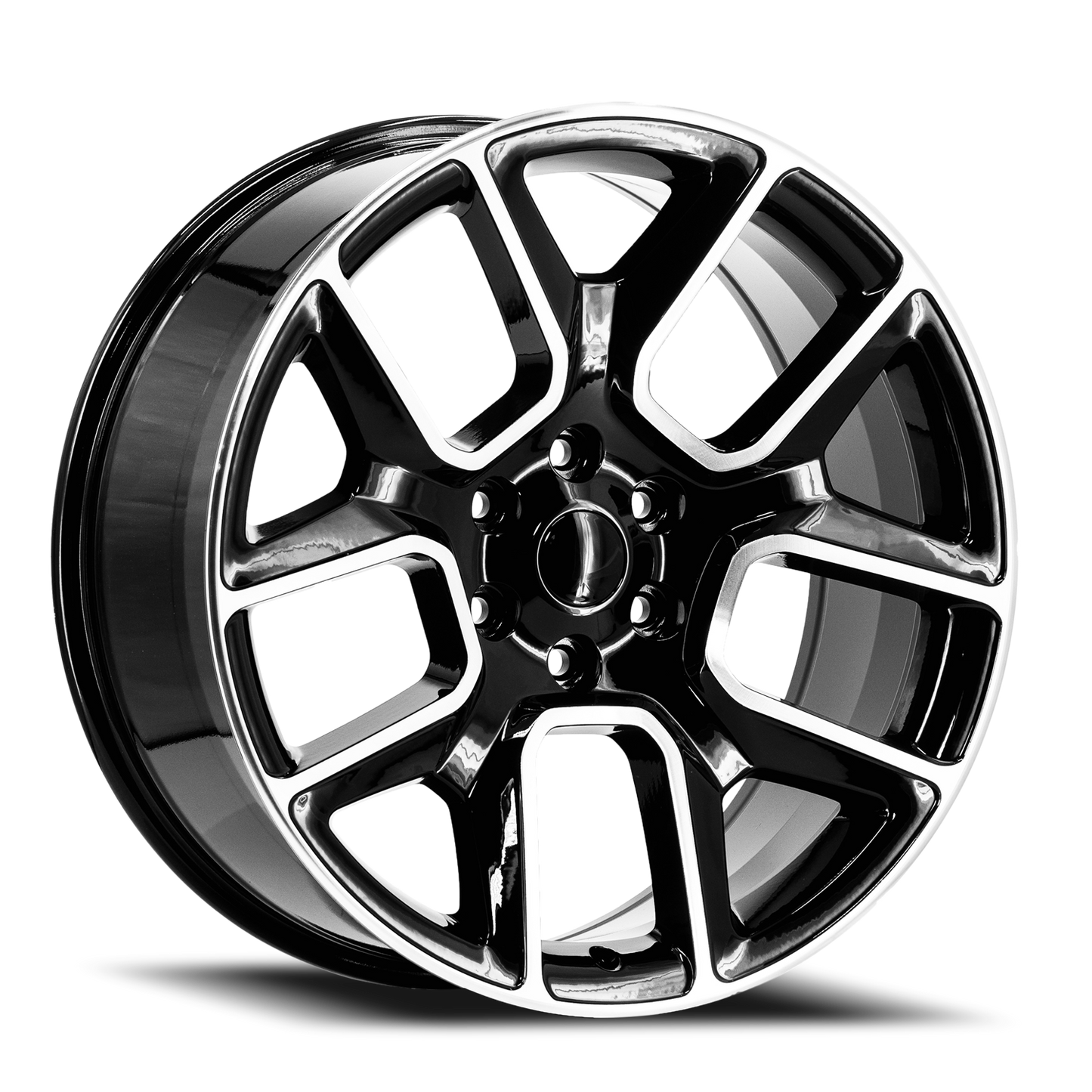 O.E. REVOLUTION C-16 22X9 24 6X139.7 GLOSS BLACK & MACHINED