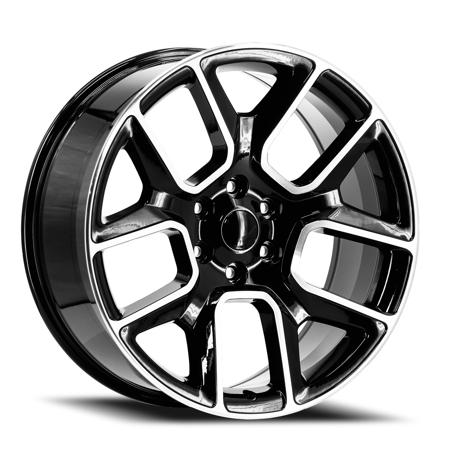 O.E. REVOLUTION C-16 22X9 24 6X139.7 GLOSS BLACK & MACHINED