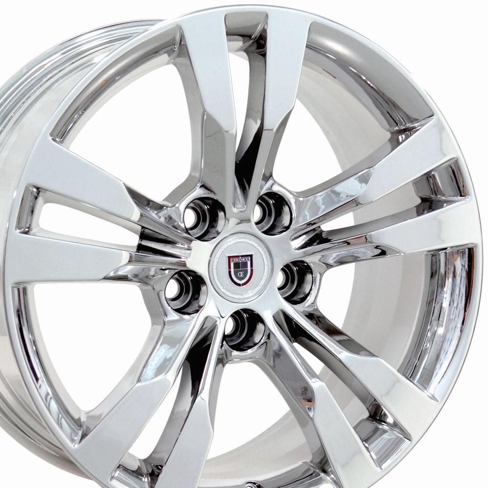 18" Replica Wheel CA15A Fits Cadillac CTS 18x8.5 Chrome Wheel