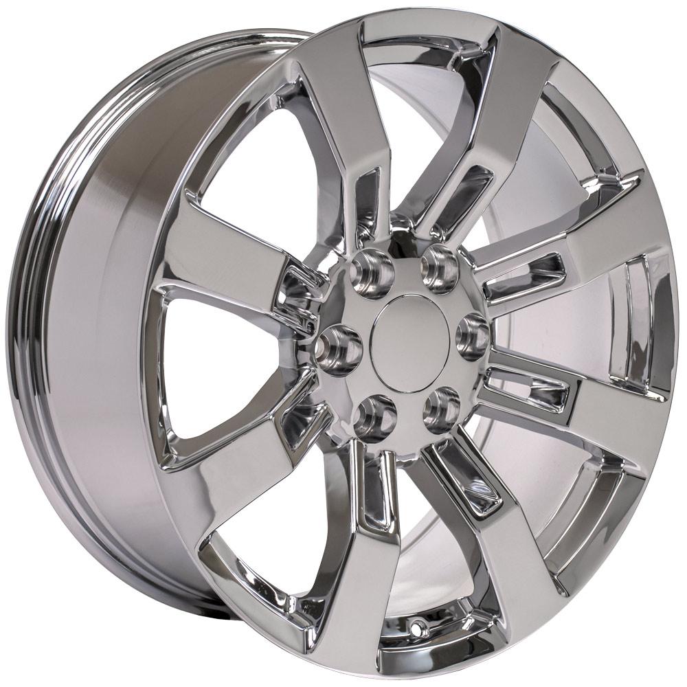 20" Replica Wheel CA82 Fits Cadillac Escalade 20x8.5 Chrome Wheel