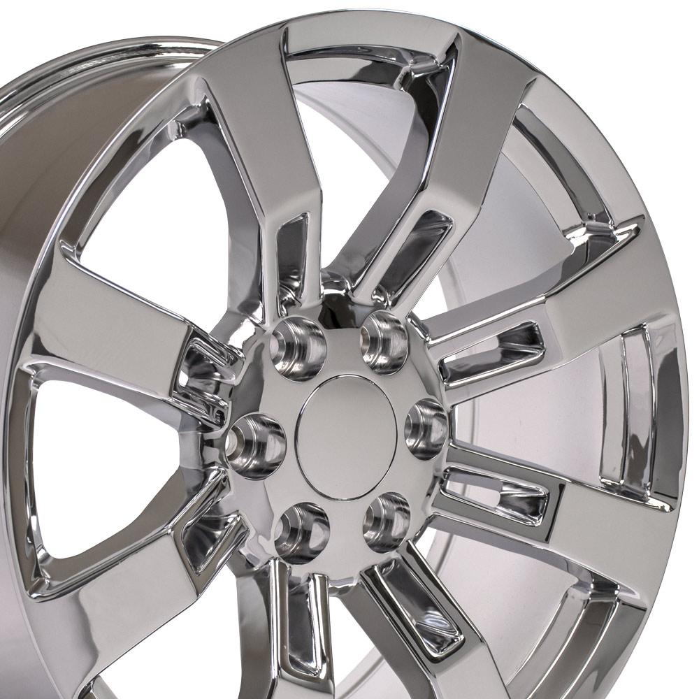 20" Replica Wheel CA82 Fits Cadillac Escalade 20x8.5 Chrome Wheel