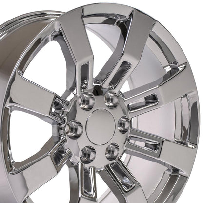 20" Replica Wheel CA82 Fits Cadillac Escalade 20x8.5 Chrome Wheel