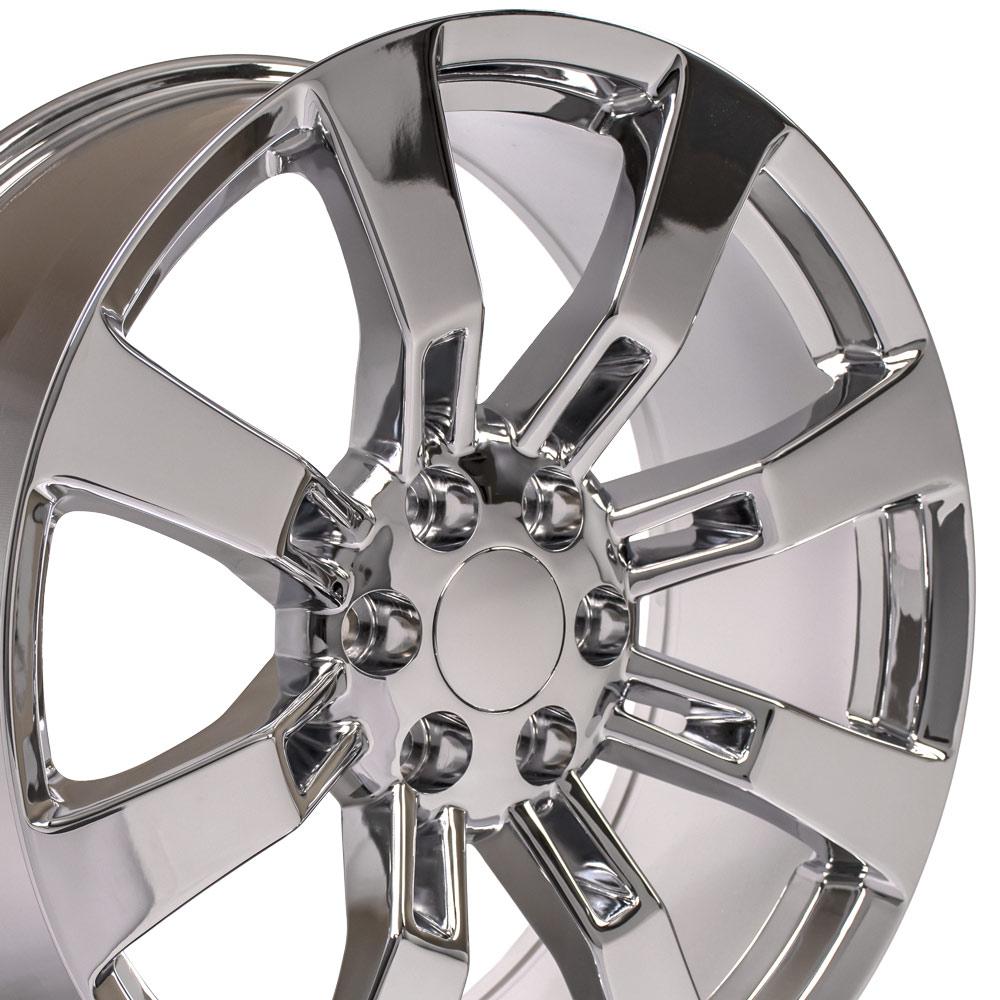 22" Replica Wheel CA82 Fits Cadillac Escalade 22x9 Chrome Wheel