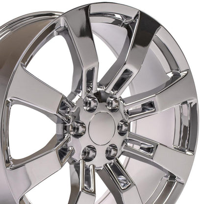 22" Replica Wheel CA82 Fits Cadillac Escalade 22x9 Chrome Wheel