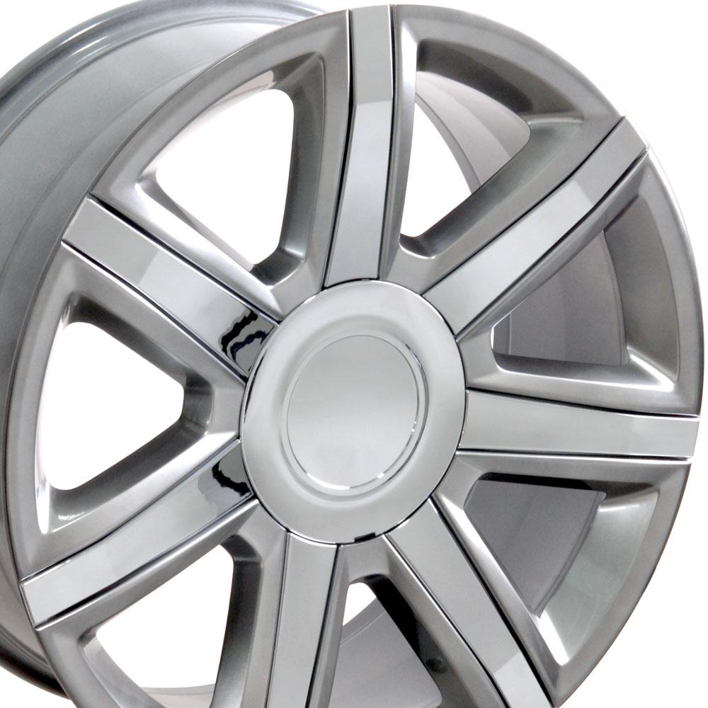 22" Replica Wheel CA87 Fits Cadillac Escalade 22x9 Hyper Wheel