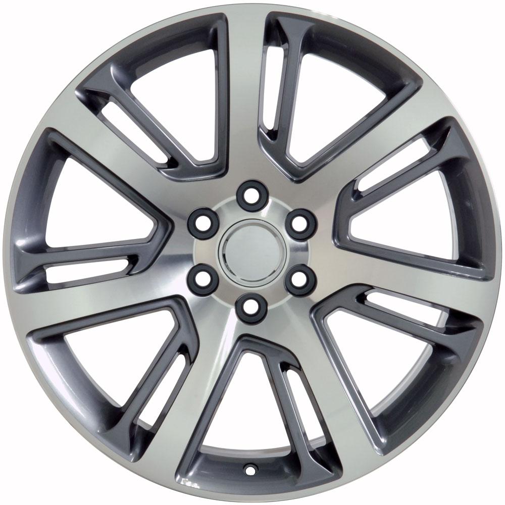 22" Replica Wheel CA88 Fits Cadillac Escalade 22x9 Machined Wheel