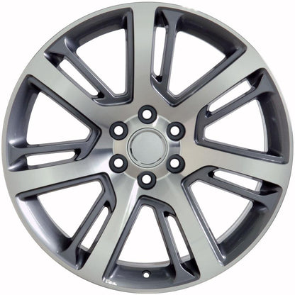 22" Replica Wheel CA88 Fits Cadillac Escalade 22x9 Machined Wheel