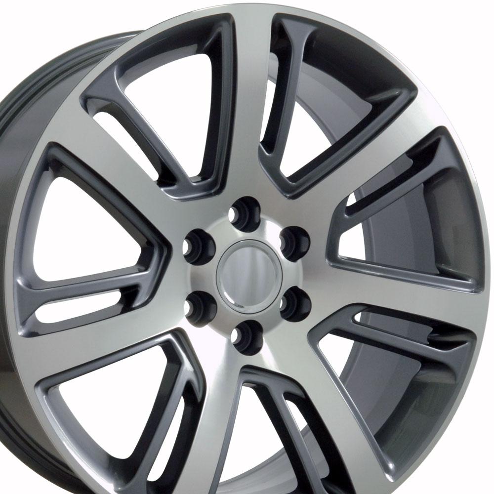 22" Replica Wheel CA88 Fits Cadillac Escalade 22x9 Machined Wheel
