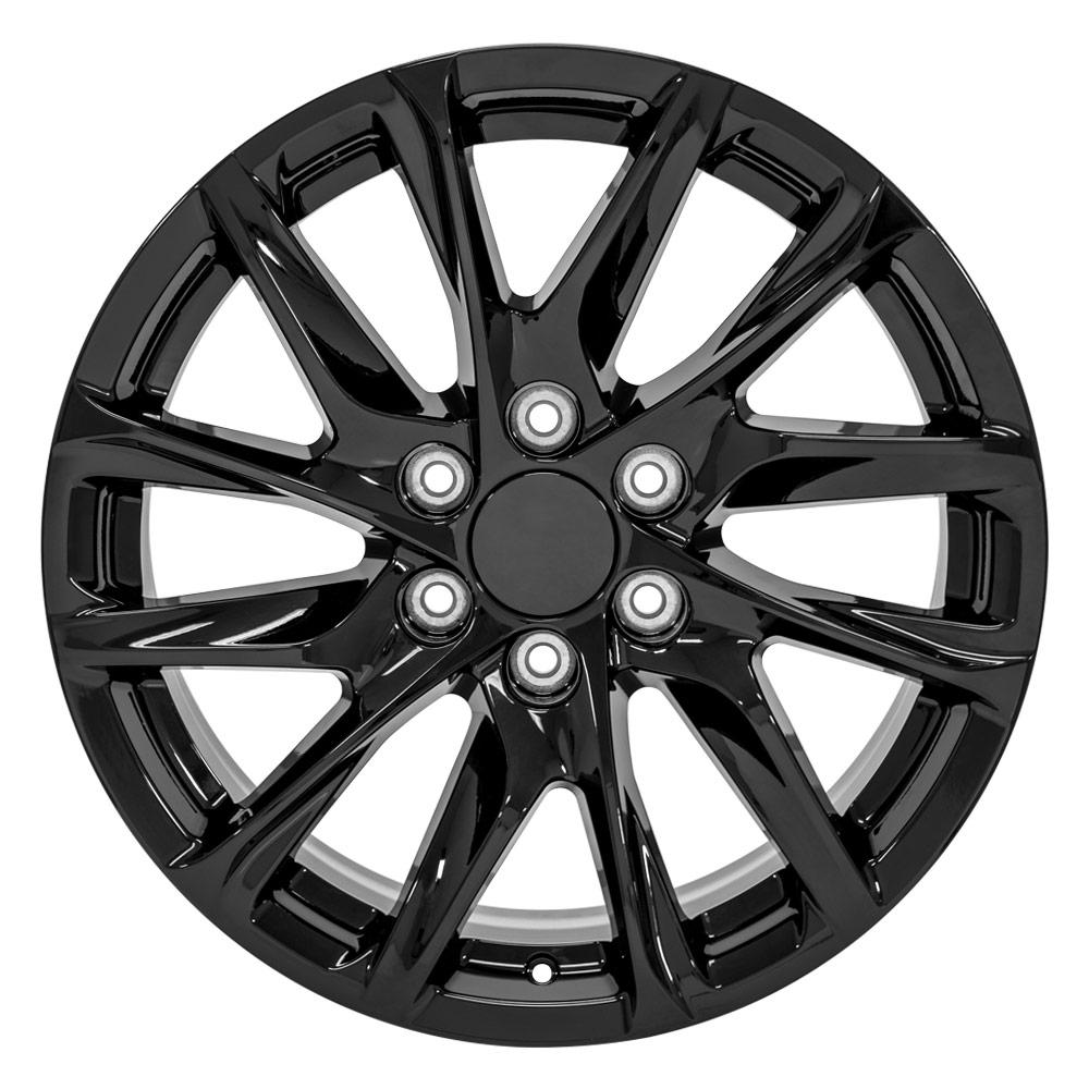 20" Replica Wheel CA90 Fits Cadillac Escalade 20x9 Gloss Black Wheel